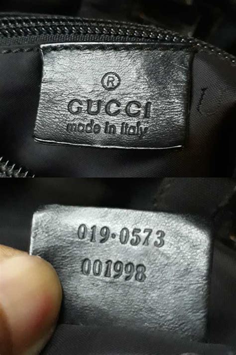 do gucci backpacks have serial numbers|how to tell if Gucci bag is real.